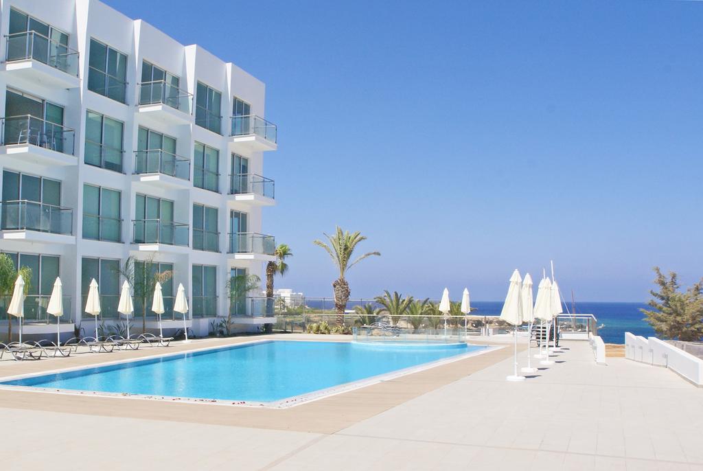 Calypso - Coralli Beachfront Apartment 프로타라스 외부 사진